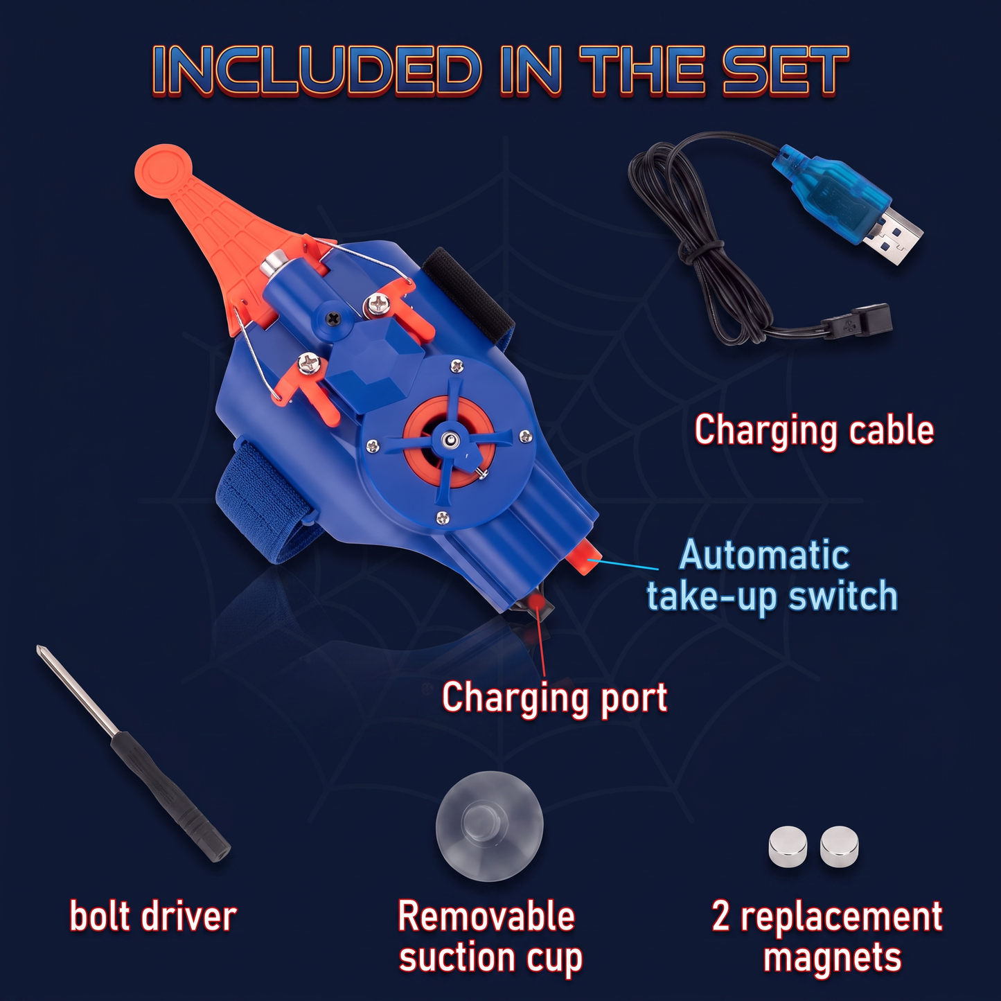 Spider Blaster™ Automatic Web shooter